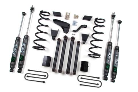 10-12 Dodge RAM 2500/3500 5.0 Inch Coil Spring Lift Kit With Nitro Shocks Zone Offroad