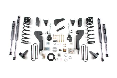 08 Dodge RAM 2500 8 Inch Lift Kit With 3.5 Inch Axle Diesel Fox Shocks Zone Offroad