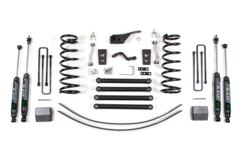 94-99 Dodge RAM 1500 5 Inch Coil Spring Lift Kit With Nitro Shocks Zone Offroad