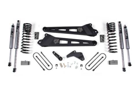 13-18 RAM 3500 4.5 Inch Replacement Radius Arm Lift Kit Diesel Fox Shocks Zone Offroad