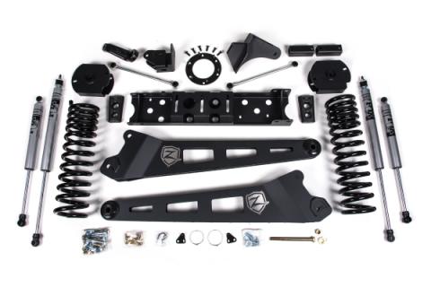 19-24 RAM 2500 4 Inch Radius Arm Gas Adventure Shocks Zone Offroad