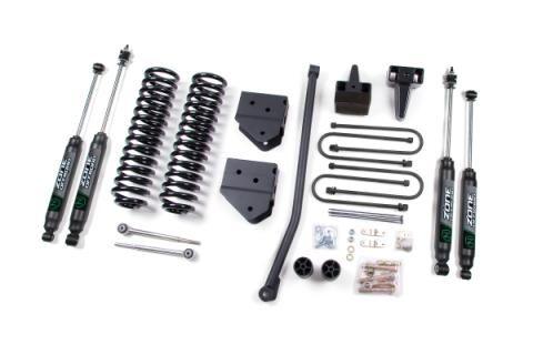 05-07 Ford F-250/F-350 Super Duty Gas 4 Inch Lift Kit With Nitro Shocks Zone Offroad