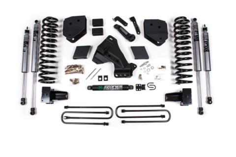 20-22 Ford F-250/F-350 Super Duty 7 Inch Radius Arm Drop Lift Kit Fox Adventure Shocks Diesel Zone Offroad
