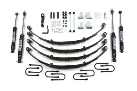 87-95 Jeep Wrangler YJ 4 Inch Leaf Spring Lift Kit With PS No Shocks Zone Offroad