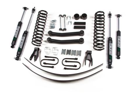 84-01 Jeep Cherokee XJ 4.5 Inch Coil Spring Lift Kit With Chrysler Axle With Nitro Shocks Zone Offroad