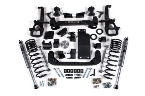 19-23  RAM 1500 Rebel/OffRoad 4WD 4 Inch Front 5 Inch Rear Lift Kit Fox Adventure Shocks		 Zone Offroad