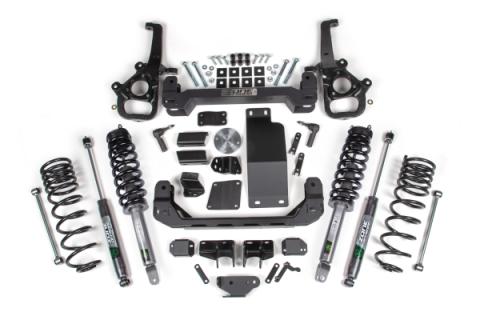 25-26 Ram 1500 4WD 4 Inch Suspension Lift Kit (Large Bore), 3 Inch Rear Lift, Coil Spring - Nitro Loaded Struts, Nitro Shocks Zone Offroad
