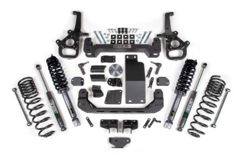 25-26 Ram Rebel/Big Horn Off Road 1500 4WD 5 Inch Suspension Lift Kit (Standard Bore), 4 Inch Rear Lift, Coil Spring - Nitro Loaded Struts, Nitro Shocks Zone Offroad