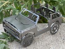 Bronco Business Card Holder Flat Stainless Steel Bendy Bronco Rock Slide Engineering