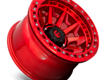 Aluminum Wheels 17X9 Covert Beadlock D113 5 On 127 Candy Red 71.5 Bore -15 Offset Multi Spoke Fuel Off Road Wheels
