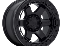 Aluminum Wheels 17X8.5 Block Beadlock D122 5 On 150 Matte Black Matte Black Ring 110.2 Bore 20 Offset 6 Spoke Fuel Off Road Wheels