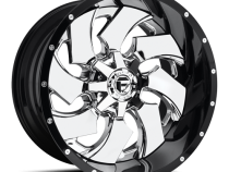 Aluminum Wheels 20X9 Cleaver D240 5 On 139.7/5 On 150 Chrome/Gloss Black Lip 110.1 Bore 20 Offset 8 Spoke Fuel Off Road Wheels