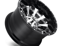 Aluminum Wheels 20X10 Assault D246 6 On 135/6 On 139.7 Chrome/Gloss Black Lip 106.1 Bore -18 Offset 8 Spoke Fuel Off Road Wheels