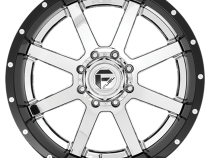 Aluminum Wheels 22X10 Maverick D260 6 On 135/6 On 139.7 Chrome/Gloss Black Lip 106.1 Bore -13 Offset Fuel Off Road Wheels