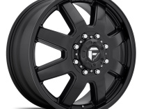 Dually Wheels 20X8.3 Maverick Dually D436 8 On 165.1 Matte Black 121.5 Bore 122 Offset 7 Spoke Front Dually Fuel Off Road Wheels