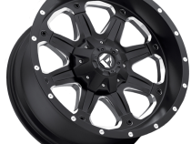 Aluminum Wheels 17X9 Boost D534 5 On 114.3/5 On 127 Black Milled 78.1 Bore -12 Offset Multi Spoke Fuel Off Road Wheels