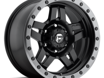 Aluminum Wheels 17X8.5 Anza D557 5 On 127 Matte Black 78.1 Bore 6 Offset 5 Spoke Fuel Off Road Wheels