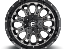Aluminum Wheels 20X9 Crush D561 5 On 114.3/5 On 127 Gloss Black Double Dark Tint Machined Face 78.1 Bore 1 Offset 8 Spoke Fuel Off Road Wheels