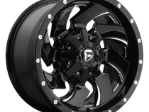 Aluminum Wheels 18X9 Cleaver D574 5 On 114.3/5 On 127 Gloss Black/Milled 78.1 Bore 1 Offset 8 Spoke Fuel Off Road Wheels