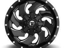 Aluminum Wheels 18X9 Cleaver D574 5 On 114.3/5 On 127 Gloss Black/Milled 78.1 Bore 1 Offset 8 Spoke Fuel Off Road Wheels