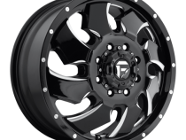 Dually Wheels 20X8.3 Cleaver Dually D574 8 On 165.1 Gloss Black Milled 117 Bore 105 Offset Multi Spoke Front Dually Fuel Off Road Wheels