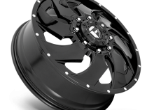 Dually Wheels 20X8.3 Cleaver Dually D574 8 On 165.1 Gloss Black Milled 117 Bore 105 Offset Multi Spoke Front Dually Fuel Off Road Wheels
