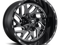 Aluminum Wheels 20X12 Triton D581 5 On 114.3/5 On 127 Gloss Black/Milled 78.1 Bore -43 Offset Mesh Spoke Fuel Off Road Wheels