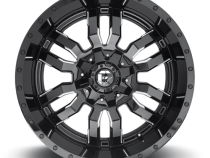 Aluminum Wheels 24X12 Sledge D595 5 On 127/5 On 139.7 Gloss Black/Milled 87.1 Bore -44 Offset Fuel Off Road Wheels