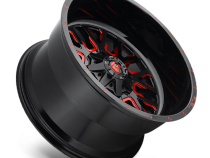 Aluminum Wheels 20X9 Stroke D612 5 On 114.3/5 On 127 Gloss Red/Milled 78.1 Bore 1 Offset Fuel Off Road Wheels
