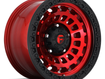 Aluminum Wheels 17X9 Zephyr D632 5 On 127 Candy Red W/Matte Black Ring 71.6 Bore 1 Offset Fuel Off Road Wheels