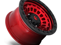 Aluminum Wheels 17X9 Zephyr D632 5 On 127 Candy Red W/Matte Black Ring 71.6 Bore 1 Offset Fuel Off Road Wheels