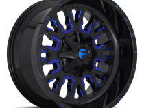 Aluminum Wheels 20X10 Stroke D645 5 On 114.3/5 On 127 Gloss Blue/Milled 78.1 Bore -18 Offset Fuel Off Road Wheels