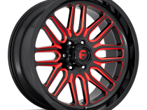 Aluminum Wheels 20X10 Ignite D663 5 On 127 Gloss Black Red Tinted Clear 78.1 Bore -18 Offset Fuel Off Road Wheels