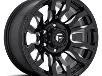 Aluminum Wheels 22X10 Blitz D673 6 On 135 Gloss Black Milled 87.1 Bore -18 Offset Multi Spoke Fuel Off Road Wheels