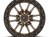 Aluminum Wheels 22X12 Rebel D681 6 On 135 Matte Bronze Black Bead Ring 87.1 Bore -44 Offset Fuel Off Road Wheels