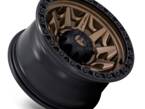Aluminum Wheels 15X8 Covert D696 5 On 114.3 Matte Bronze Black Bead Ring 72.7 Bore -19 Offset Multi Spoke Fuel Off Road Wheels