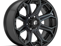Aluminum Wheels 18X9 Siege D704 5 On 127 Gloss Black Machined Double Dark Tint 71.5 Bore 1 Offset Fuel Off Road Wheels