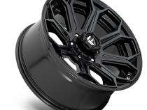 Aluminum Wheels 18X9 Siege D704 5 On 127 Gloss Black Machined Double Dark Tint 71.5 Bore 1 Offset Fuel Off Road Wheels
