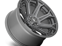 Aluminum Wheels 18X9 Siege D705 5 On 127 Brushed Gunmetal Gray Tinted Clear 71.5 Bore 1 Offset Fuel Off Road Wheels