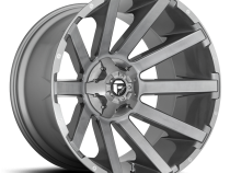Aluminum Wheels 20X10 Contra Platinum D714 5 On 114.3/5 On 127 Brush Gunmetal Gray/Clear Tint 78.1 Bore -18 Offset Multi Spoke Fuel Off Road Wheels