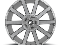 Aluminum Wheels 20X10 Contra Platinum D714 5 On 114.3/5 On 127 Brush Gunmetal Gray/Clear Tint 78.1 Bore -18 Offset Multi Spoke Fuel Off Road Wheels