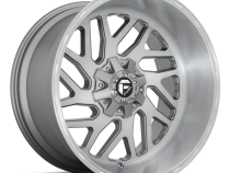 Aluminum Wheels 22X10 Triton Platinum D715 5 On 114.3/5 On 127 Brush Gunmetal Gray/Clear Tint 78.1 Bore -18 Offset Mesh Spoke Fuel Off Road Wheels