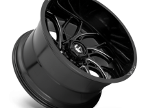 Aluminum Wheels 22X12 Runner D741 5 On 127 Gloss Black Milled 71.5 Bore -44 Offset Fuel Off Road Wheels