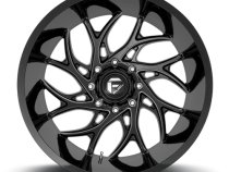 Aluminum Wheels 22X12 Runner D741 5 On 127 Gloss Black Milled 71.5 Bore -44 Offset Fuel Off Road Wheels