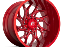 Aluminum Wheels 22X10 Runner D742 5 On 127 Candy Red Milled 71.5 Bore -18 Offset Fuel Off Road Wheels