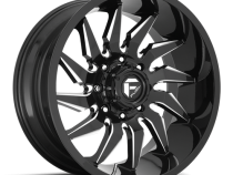 Aluminum Wheels 22X12 Saber D744 5 On 127 Gloss Black Milled 71.5 Bore -44 Offset Fuel Off Road Wheels