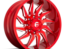 Aluminum Wheels 20X9 Saber D745 5 On 127 Candy Red Milled 71.5 Bore 1 Offset Fuel Off Road Wheels