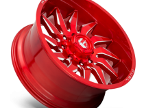 Aluminum Wheels 24X12 Saber D745 5 On 127 Candy Red Milled 71.5 Bore -44 Offset Fuel Off Road Wheels