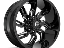 Aluminum Wheels 22X10 Lockdown D747 5 On 127 Gloss Black Milled 71.5 Bore -18 Offset Fuel Off Road Wheels