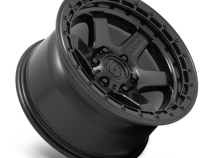 Aluminum Wheels 17X9 Block D750 5 On 127 Matte Black/Black Ring 71.5 Bore 1 Offset 6 Spoke Fuel Off Road Wheels